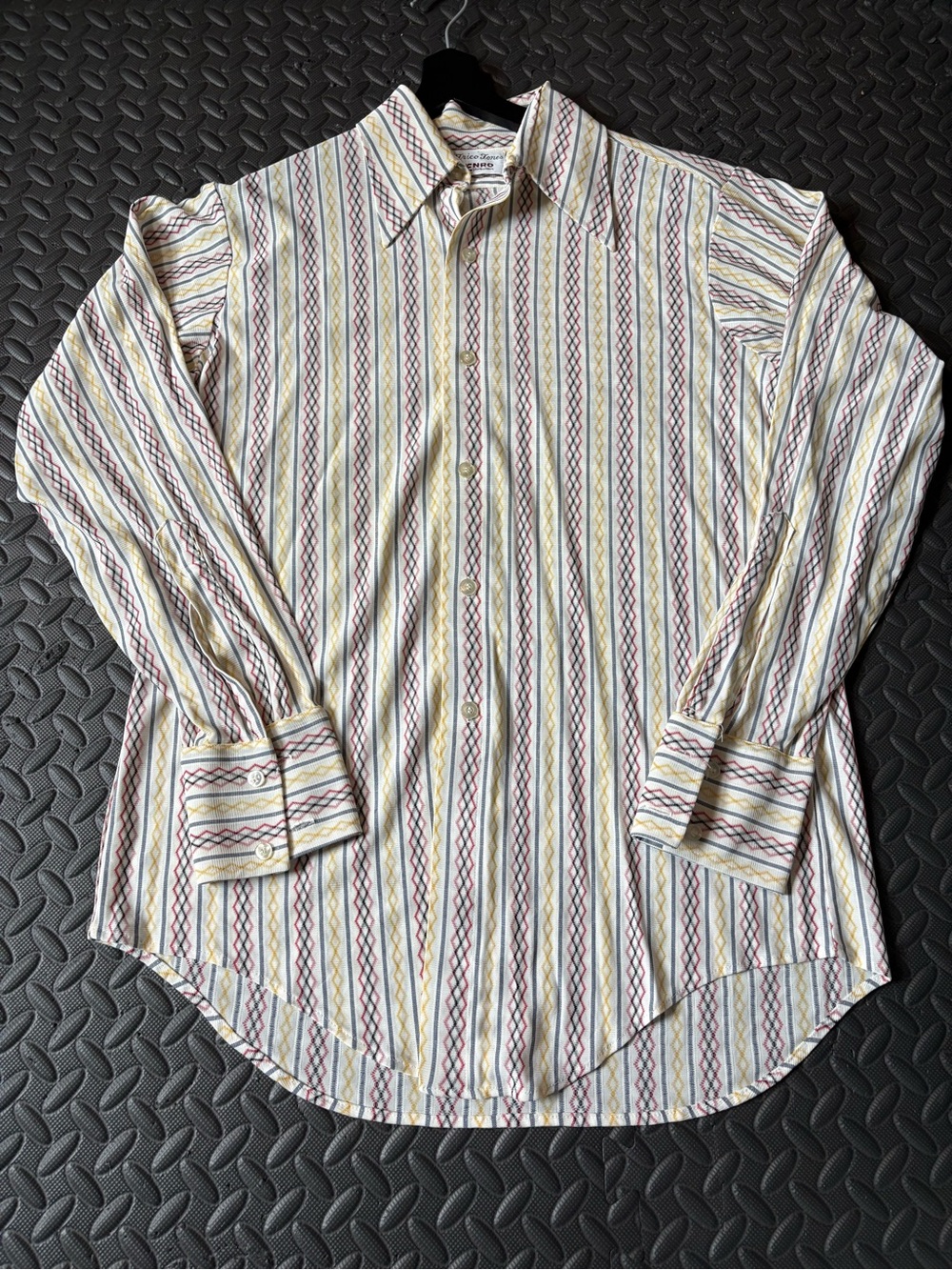 ENRO Shirtbuilders TrincoTone Men’s Dress Shirt Stripped Cotton